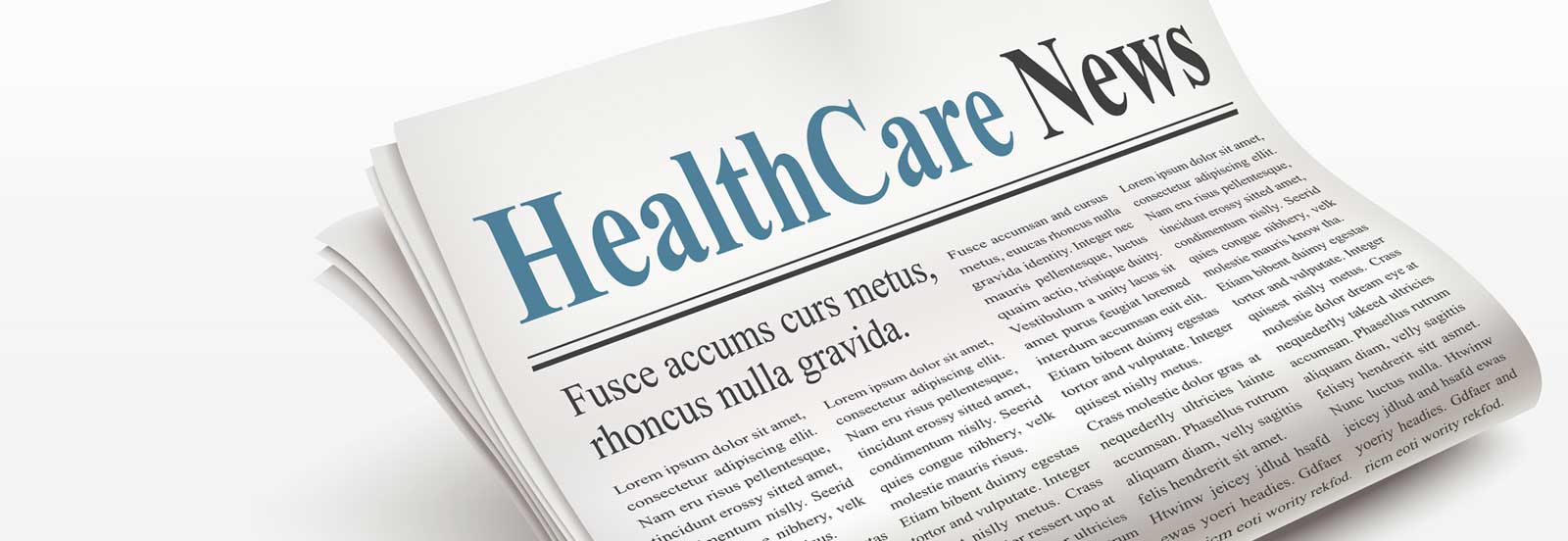 Newspaper with 'Healthcare News' headline, representing Dr. Sushma's media features and expert commentary.g.